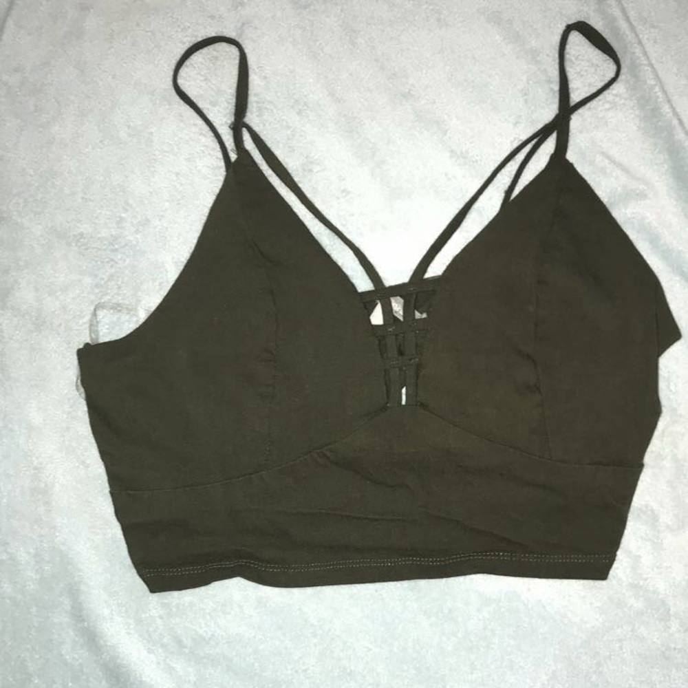 Bird-Caged Crop Top